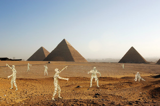 The majestic monsters once roamed freely across the Valley of the Kings.